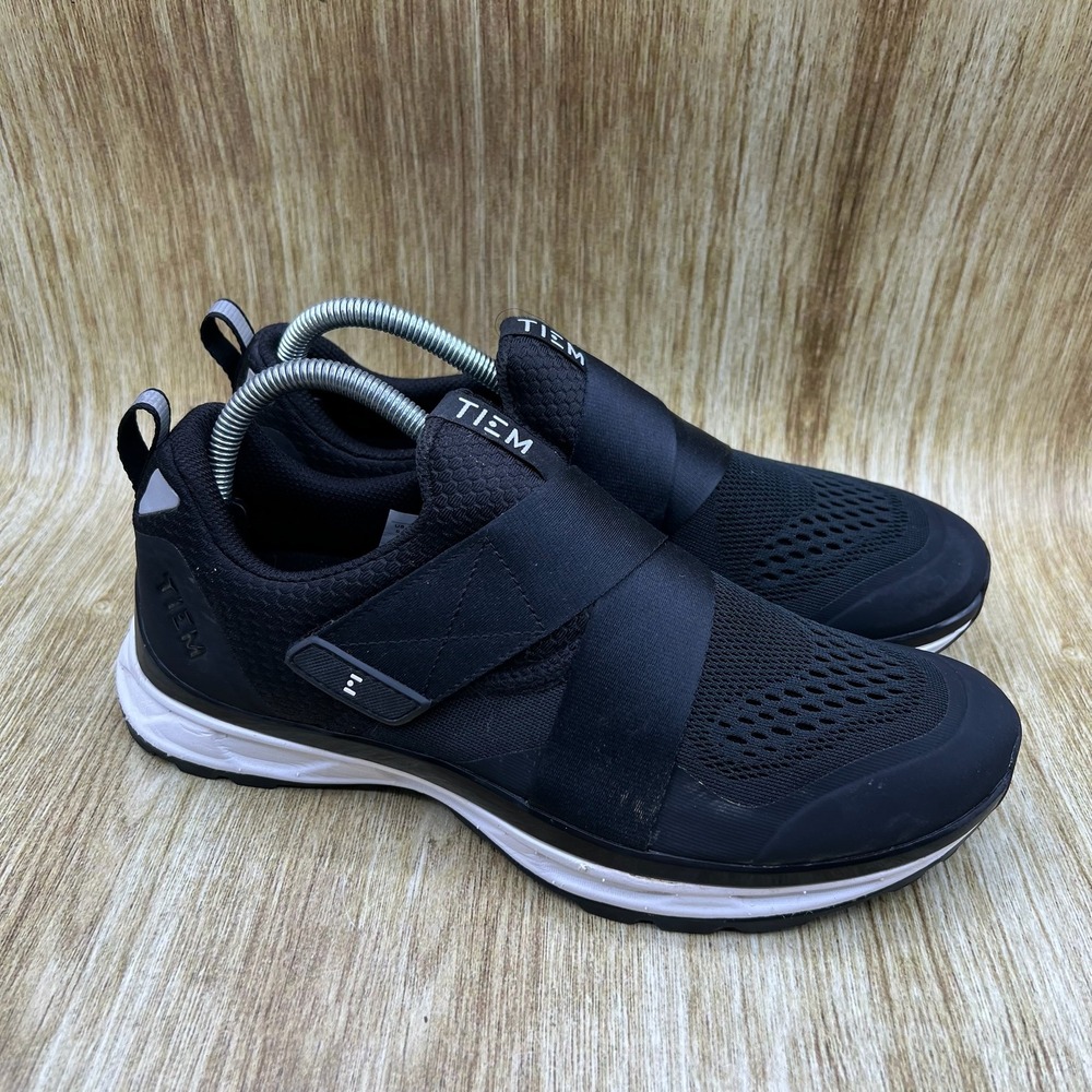 Tiem Slipstream Cycling Women's Size 9 Black White Cleats Shoes Sneakers